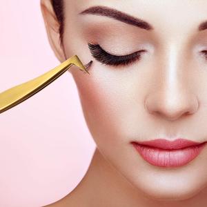 Volume L Forme Pointe Faux Cils En Acier Inoxydable Extension De Cils Pince À Épiler Méga Volume - Product Image 4