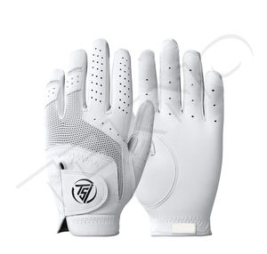 Diseño para ventilación fresca Revestimiento de tela de silicona Guantes de golf de cuero sintético Fabricación profesional Venta caliente Durable - Product Image 1