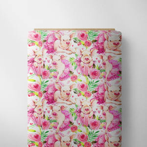 طباعة رقمية مخصصة قماش المنكي لا موك عينة مجانية - Product Image 1