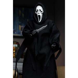 Scream 8' Scale Clothed <b>Action</b> <b>Figure</b> Ghostface Custom Made ABS Figurine for Collecting Decorating Good Quality Box Packaging - Product Image 4