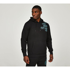 Conjunto Deportivo de Invierno para Hombre con Logotipo Personalizado, Sudadera con Capucha y Pantalones Deportivos Lisos con Técnicas de Impresión, Hecho en Pakistán - Product Image 3