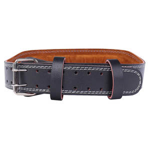 Fabricación de GAF, cinturón de levantamiento de pesas de cuero de vaca genuino 100% hecho a medida, cinturón de cuero de levantamiento de pesas con logotipo personalizado - Product Image 3