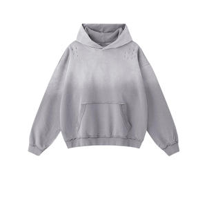 Nouveau Design Acid Wash Hoodie 100% Coton Séchage Rapide Anti Pilling Acid Wash Hoodie Doux Acid Wash Hoodie Pour Hommes - Product Image 4