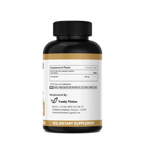 Cápsulas de extracto de Ashwagandha Cápsulas hebrales de AshwagandhaPersonalizar Cápsulas de Ashwagandha de etiqueta privada - Product Image 3