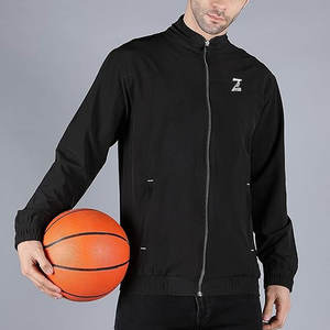 Veste d'entraînement Slim Fit personnalisée pour hommes avec fermeture à glissière logo avant vêtements de sport pour l'entraînement et l'exercice d'hiver - Product Image 2