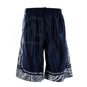 Pantalones cortos de baloncesto de malla para hombre de verano OEM con cordón de poliéster, bolsillos de calle, opción de talla grande - Product Image 1