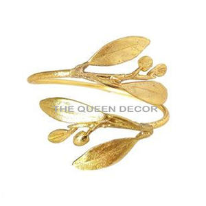 Rond de serviette en métal de qualité supérieure fait à la main meilleure qualité porte-anneau de serviette en laiton de forme ronde à un prix abordable - Product Image 5