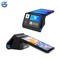 Mesin Kasir Portabel All-in-One Z108, Sistem Pembayaran Mobile Lengkap Android EPOS dengan Stand, Printer & Laci Uang