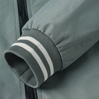 Blouson d'hiver zippé personnalisé en toile de coton rembourré, imprimé sur mesure, couleur personnalisée