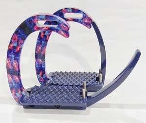 Estribos profesionales de acero inoxidable y aluminio para montar a caballo, Color dorado, seguridad protectora completa, tamaño de Color personalizado, novedad - Product Image 1