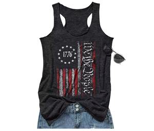 Nueva camiseta sin mangas de mujer de poliéster impresa sublimada con logotipo frontal LARGO DE PUNTO transpirable al por mayor para correr y gimnasio - Product Image 3