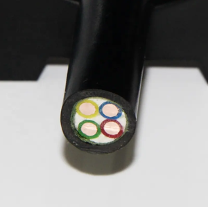 カスタマイズされた銅撚り線4芯750VゴムシースPVC絶縁電力ケーブル電線 - Product Image 1