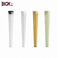 Tuyau d'étanchéité pour cigares en plastique Tube de stockage de cigarettes en plastique nébuliseur 98MM jetable coloré prix de gros