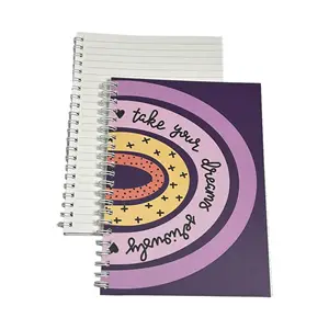 Notebook A5 Motivational Inspirational Comic Quotes Smile Yalla Design copybook Customized notebook with Unique Design