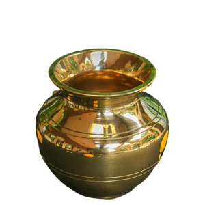Customized Size and Shape Brass Lota Gold Polished Water Pot Industrial Quality with Religious Design Wholesale <b>Supply</b> - Product Image 5