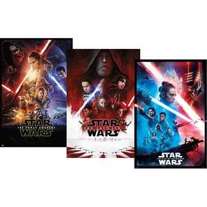Juego de 3 Pósters de Star Wars de Estilo Moderno, Episodios VII, VIII e IX, para Decoración de Pared - Product Image 4