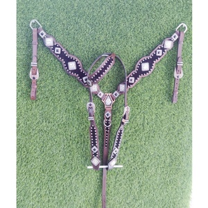 Cabeza occidental de cuero genuino para caballo, ajustable, precio asequible - Product Image 4