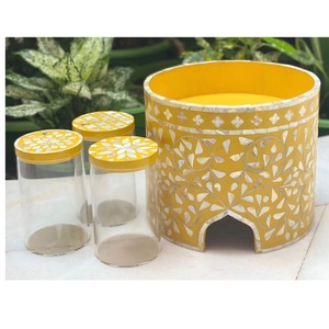 Unique Design Handmade <b>Cake</b> <b>Stand</b> with Natural Mother of Pearl Inlay for Parties and Catering Available for Affordable Price - Product Image 2