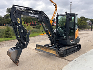 Mini-excavatrice sur chenilles HX40A, capacité de la benne de 0,11 m³, puissance de creusement élevée - Product Image 3