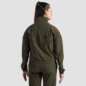 Chaqueta de Gimnasia Olive AirFlex con Cierre, Ropa Deportiva de Alto Rendimiento - Product Image 2