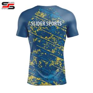 Camiseta de Compresión Personalizada de Manga Corta con Logotipo de Surf, MMA, BJJ, Rashguard Sublimado de Jiu Jitsu, Diseña Tu Propio Rashguard - Product Image 2