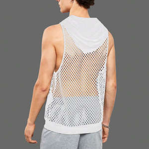 Sweat-shirts décontractés pour hommes MESS SPORTS avec logo personnalisé, écologiques, à séchage rapide, respirants, en spandex/polyester - Vêtements de jogging d'été en gros - Product Image 5
