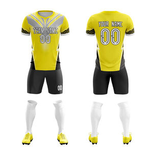 ชุดยูนิฟอร์มฟุตบอลสำหรับผู้ใหญ่ชุดเสื้อเจอร์ซีย์โพลีเอสเตอร์สำหรับฤดูร้อน - Product Image 1