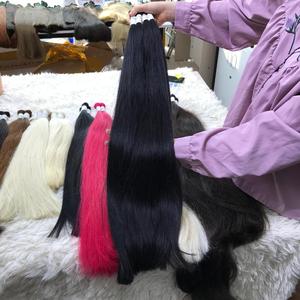 Vente chaude 100% cheveux vierges en vrac droits naturels de haute qualité pour l'origine vietnamienne un donneur - Product Image 4