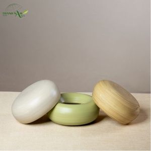 Handcrafted Spun <b>Bamboo</b> Planter-Organic Form Contemporary Elegance Outdoor/Indoor Use Lightweight & Durable Eco-Friendly - Product Image 1