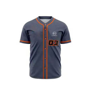 Vente d'usine, prix bas, uniforme de baseball personnalisé avec logo, uniforme de baseball le plus vendu en gros - Product Image 4