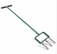 Aérateur de sol efficace en acier inoxydable de haute qualité, conception détachable, durable, pour pelouse, fabrication en tôle
