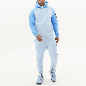 Wholesale High Quality Custom 2 Piece Set 500 GSM 100% Cotton Baggy Fleece <b>Oversized</b> Hoodies <b>Jogger</b> Set Tracksuit Sweatsuit Men - Product Image 4