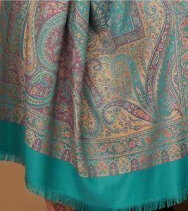 Beige Solid <b>pashmina</b> wool Kashmiri Shawl with Light Embroidery Soft Winter Stole for Everyday Wear Elegant Ethnic Dressing - Product Image 6