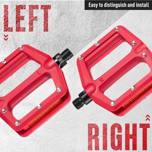 Pedali per bici da strada in lega di alluminio BMX e MTB utilizzano pedali per Mountain Bike in fibra di Nylon leggero - Product Image 2