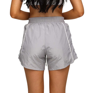 Ensemble de survêtement court coupe-vent personnalisé avec logo, ensemble vintage pour femmes en deux pièces, veste coupe-vent patchwork, streetwear - Product Image 5