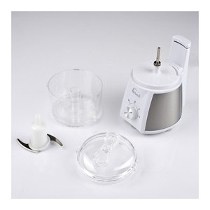 เครื่องเตรียมอาหารไฟฟ้ากีร์มี 250W สีเงินและสีขาว TR0500 เครื่องบดสับไฟฟ้าความจุ 500 มล. - Product Image 3