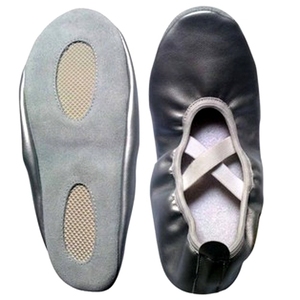 Chaussures de danse pour filles fabriquées en usine, entraînement de gymnastique, daim doux et cuir véritable, confortables avec doublure en coton, disponibles en plusieurs tailles - Product Image 1
