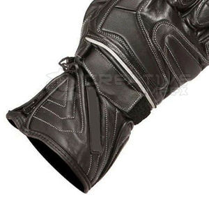 Nouveauté Gants de moto d'hiver unisexes en cuir de vache véritable imperméables et coupe-vent - Product Image 4