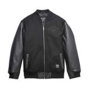 Chaqueta de bombardero de diseño personalizado calidad hombres mangas de cuero Chenille bordado béisbol Letterman Varsity chaquetas para hombres/mujeres - Product Image 6