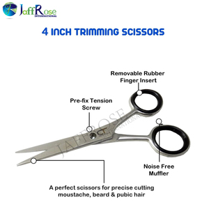 Juego de tijeras para cortar y recortar el cabello, tijeras de peluquero, cuchillas de afeitar súper afiladas para uso profesional - Product Image 5