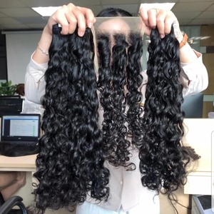 Lot de cheveux humains 100% vietnamien, Frontal, closure HD, dentelle, Super Double, prix de gros - Product Image 5