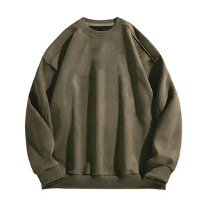 Sweat-shirt unisexe en molleton de coton avec logo personnalisé pour hommes et femmes, poids lourd - Product Image 5