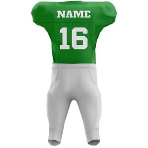 Uniformes de Fútbol Americano para Adultos con Diseño Personalizado OEM, Ropa de Entrenamiento Transpirable de Manga Corta, Logotipo Personalizado, Protección UV - Product Image 3