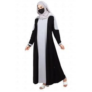 Moda islámica gasa larga Abaya modesto verano caftán africano señoras de talla grande primavera oración Simple transpirable mujeres - Product Image 1