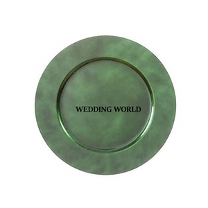 Placa de cargador de Metal de diseñador hecho a mano de lujo elegante nuevo plato inspirado en Ins plato de Chocolate de alta calidad estilo clásico elegante - Product Image 1