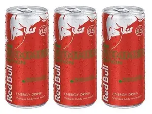 Lot en vrac pour l'édition d'été : Boisson énergisante de qualité supérieure, saveur pastèque, édition rouge, faible en glucides, sans sucre, 250L sur palette mixte - Product Image 2