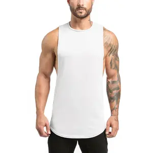 Wholesale Custom Design Sportswear Stringer Running Singlet Vest Plus Size Men Gym Tank Tops Y-Back Gym Tank Top For Men