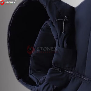 Chaqueta de Invierno Personalizada para Hombre, Chaqueta Acolchada con Capucha, Cierre de Cremallera Largo y Cálido, Estilo Casual, Alta Calidad, Impermeable para Exteriores, Servicio OEM - Product Image 6
