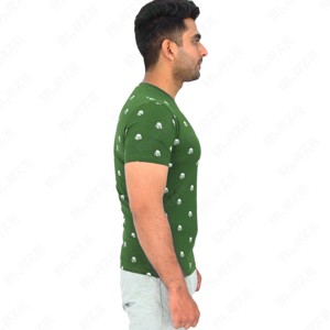 Blaze Fight Wear T-shirts pour hommes personnalisés 100% Polyester sérigraphie coupe régulière surdimensionné épaule tombante coupe régulière - Product Image 5