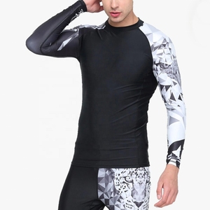 T-shirt de compression RashGuard pour hommes, manches courtes et longues, personnalisable, protection MMA, collection 2026 - Product Image 1